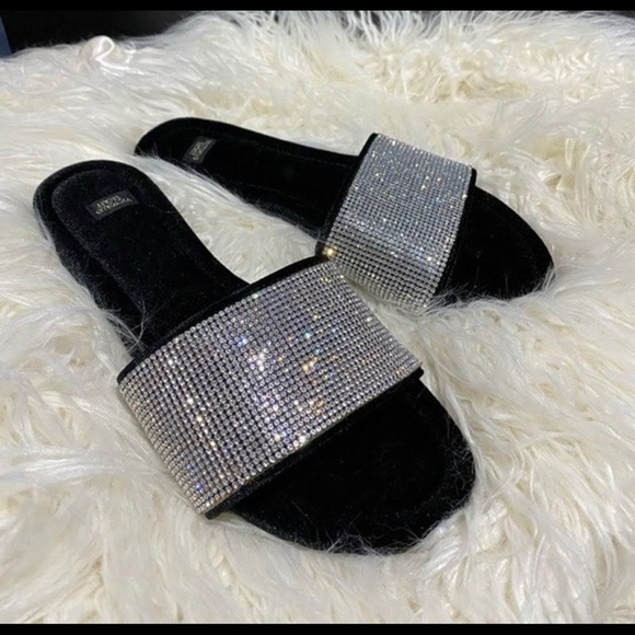 Victoria’s Secret Rhinestone Slides - Picture 1 of 5